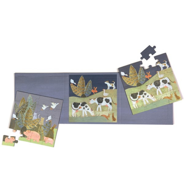 2 Magnetic Puzzles - Countryside