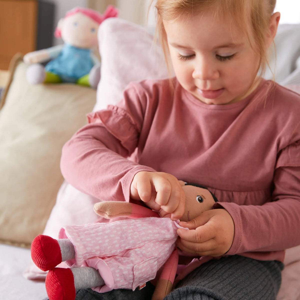 Haba Snug Up Doll Rumbi
