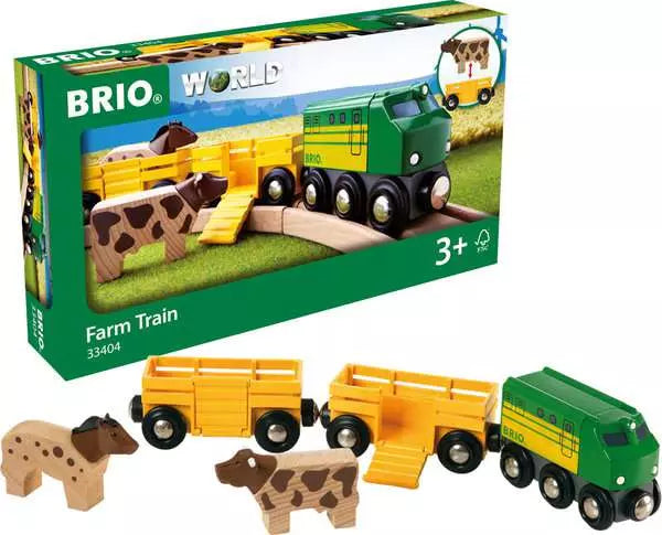 Brio Farm Train Set