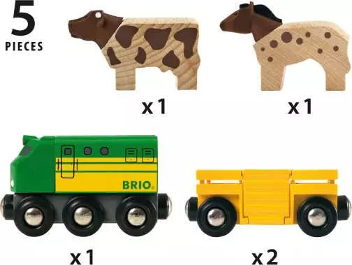 Brio Farm Train Set
