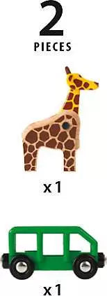 Brio Giraffe and Wagon