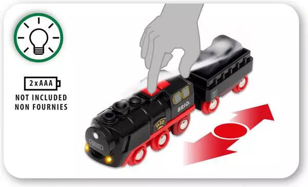 Brio Battery-Operated Steam Train
