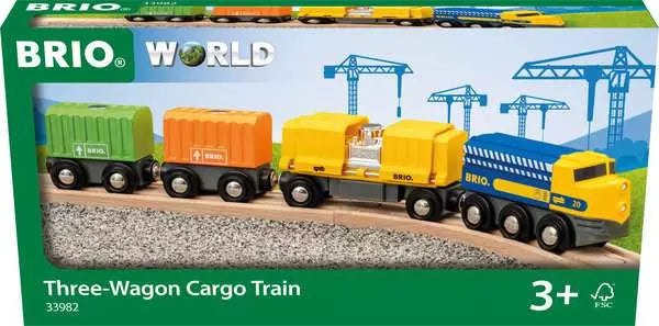 Brio Three-Wagon Cargo Train