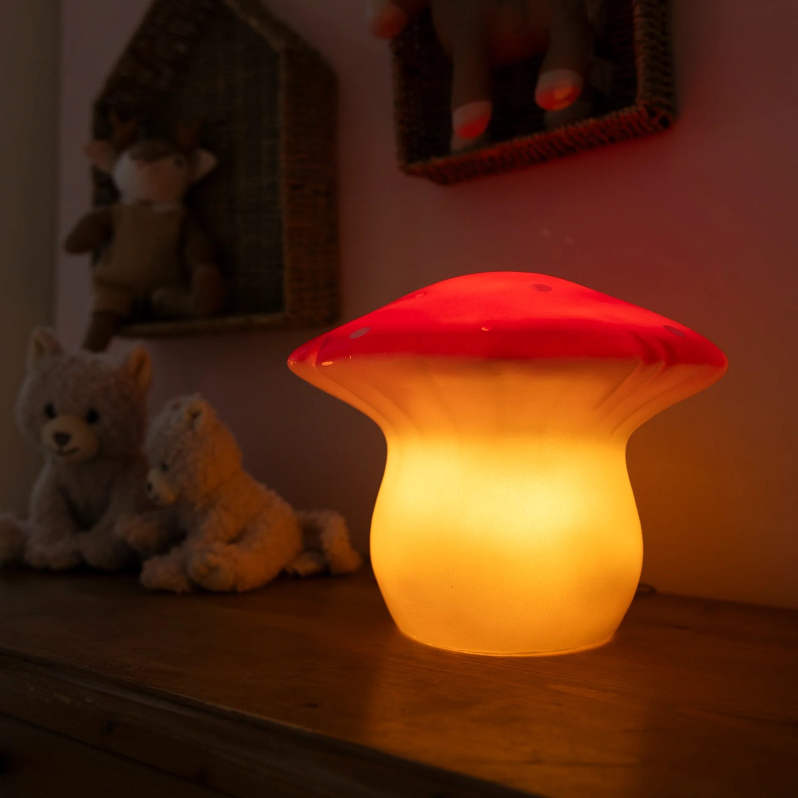 Egmont Lamp Mushroom with Plug, Medium
