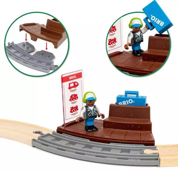 Brio Pull Back Train Set