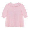 Baby Girl Pleated Dress, Woven, Sweet Pink