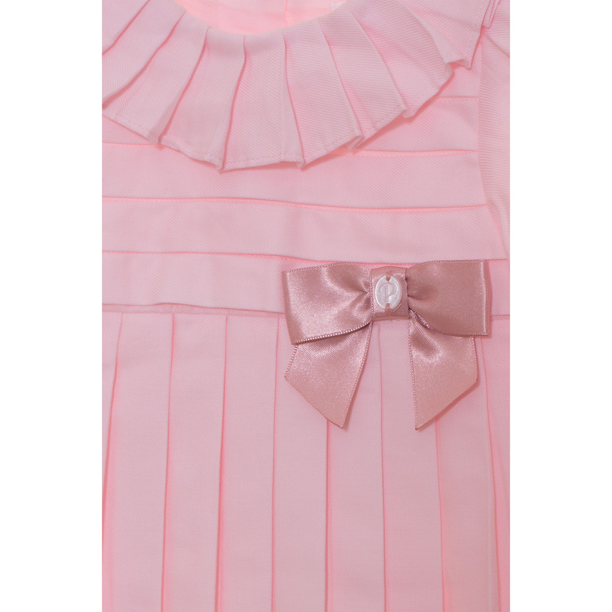 Baby Girl Pleated Dress, Woven, Sweet Pink