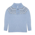 Blue Fair Isle Sweater