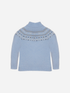 Blue Fair Isle Sweater