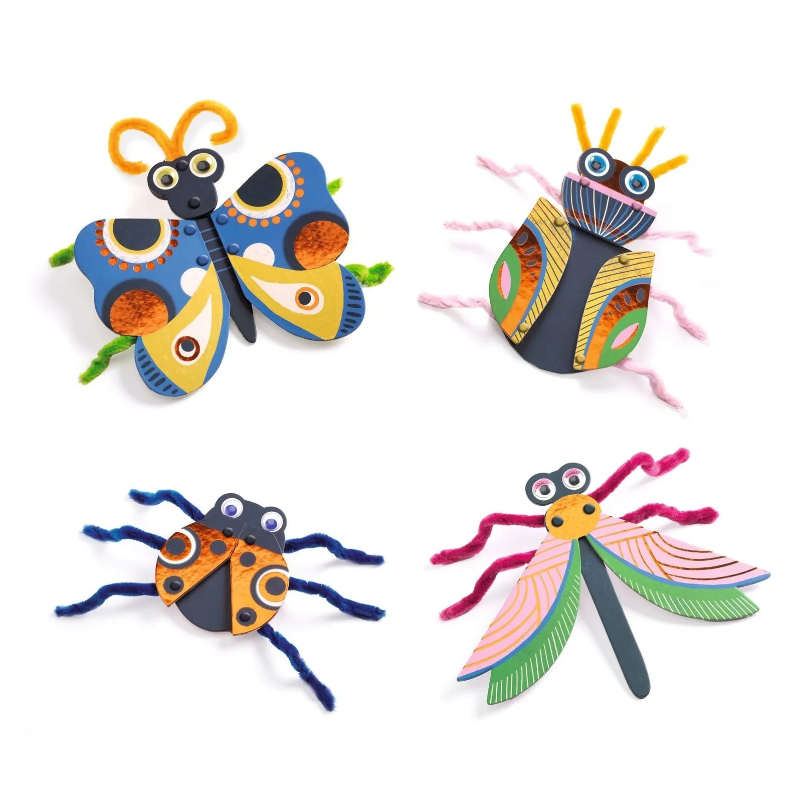 Djeco 3D Collage Fuzzy Bugs
