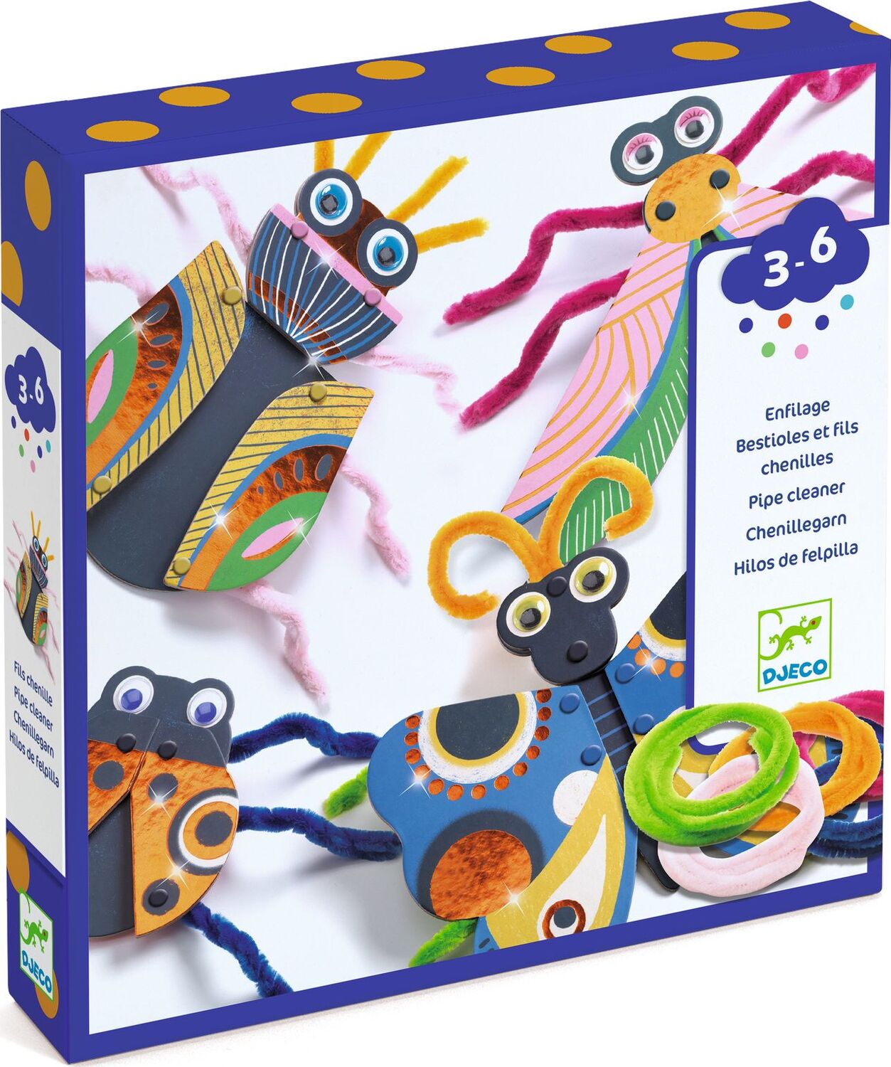 Djeco 3D Collage Fuzzy Bugs