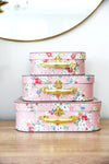 3PC Carry Case Set - Vintage Rose