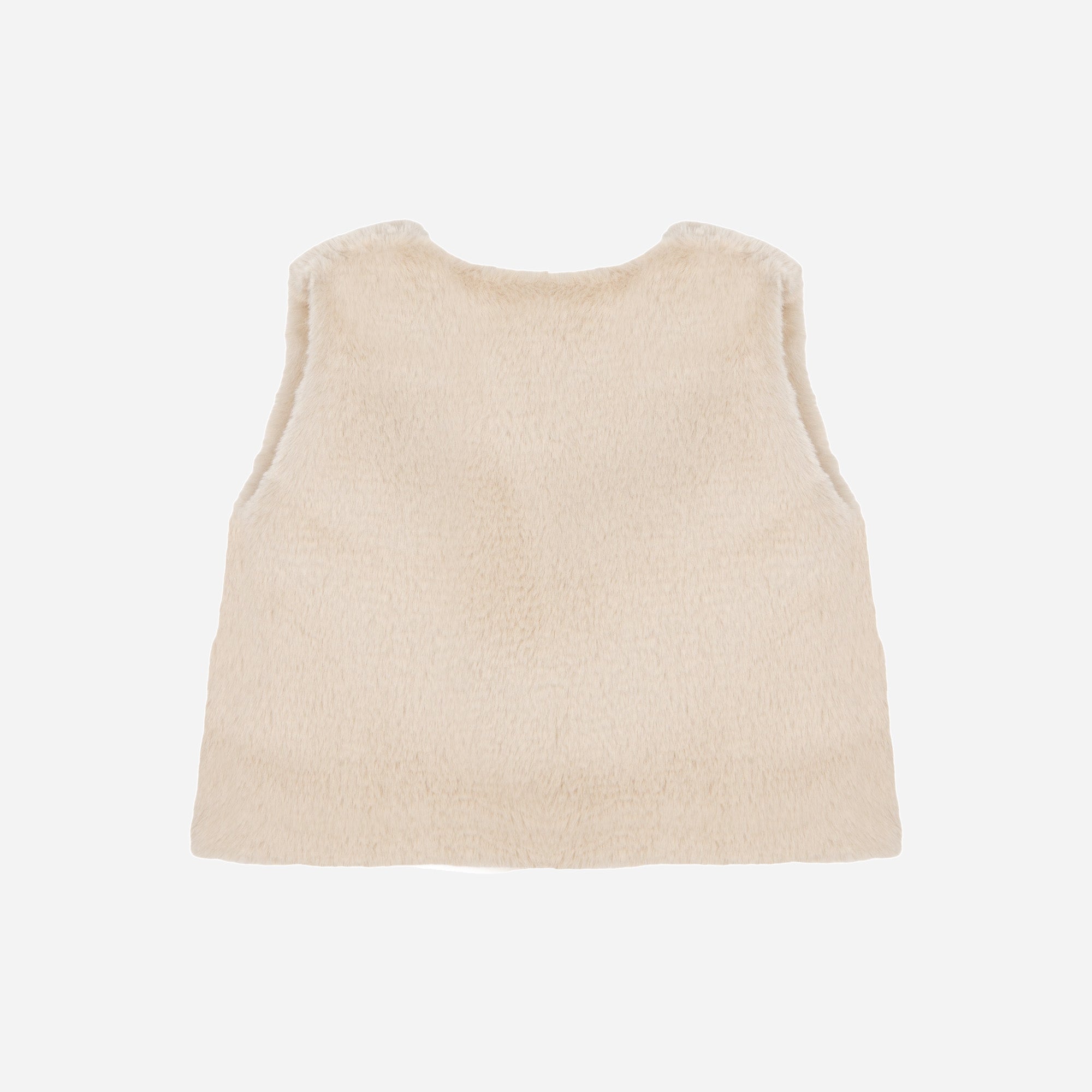 Baby Vest, Woven, Beige