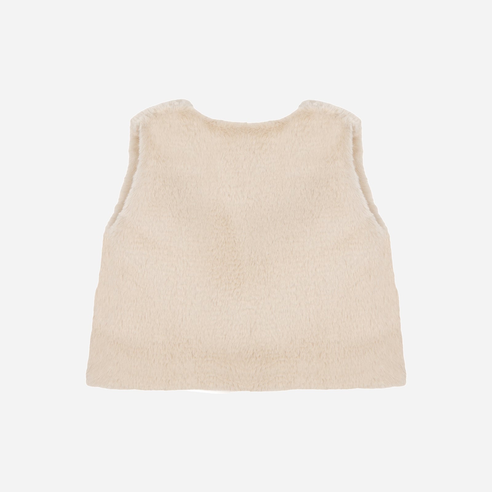 Baby Vest, Woven, Beige