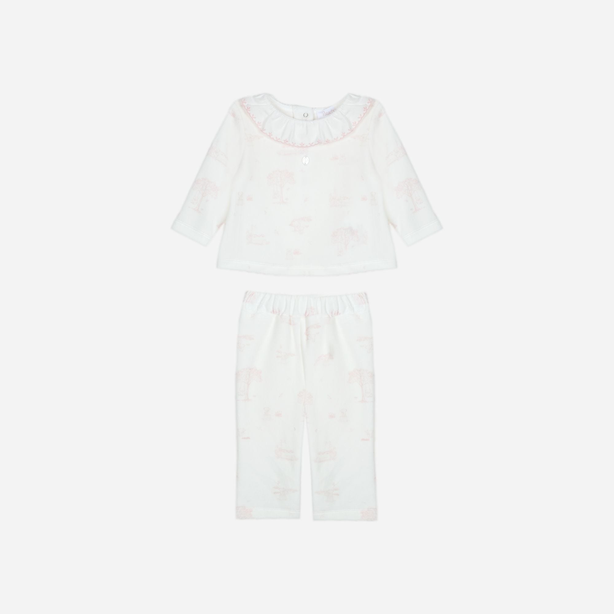 Baby Set, Knit, Sweet Toile De Jouy