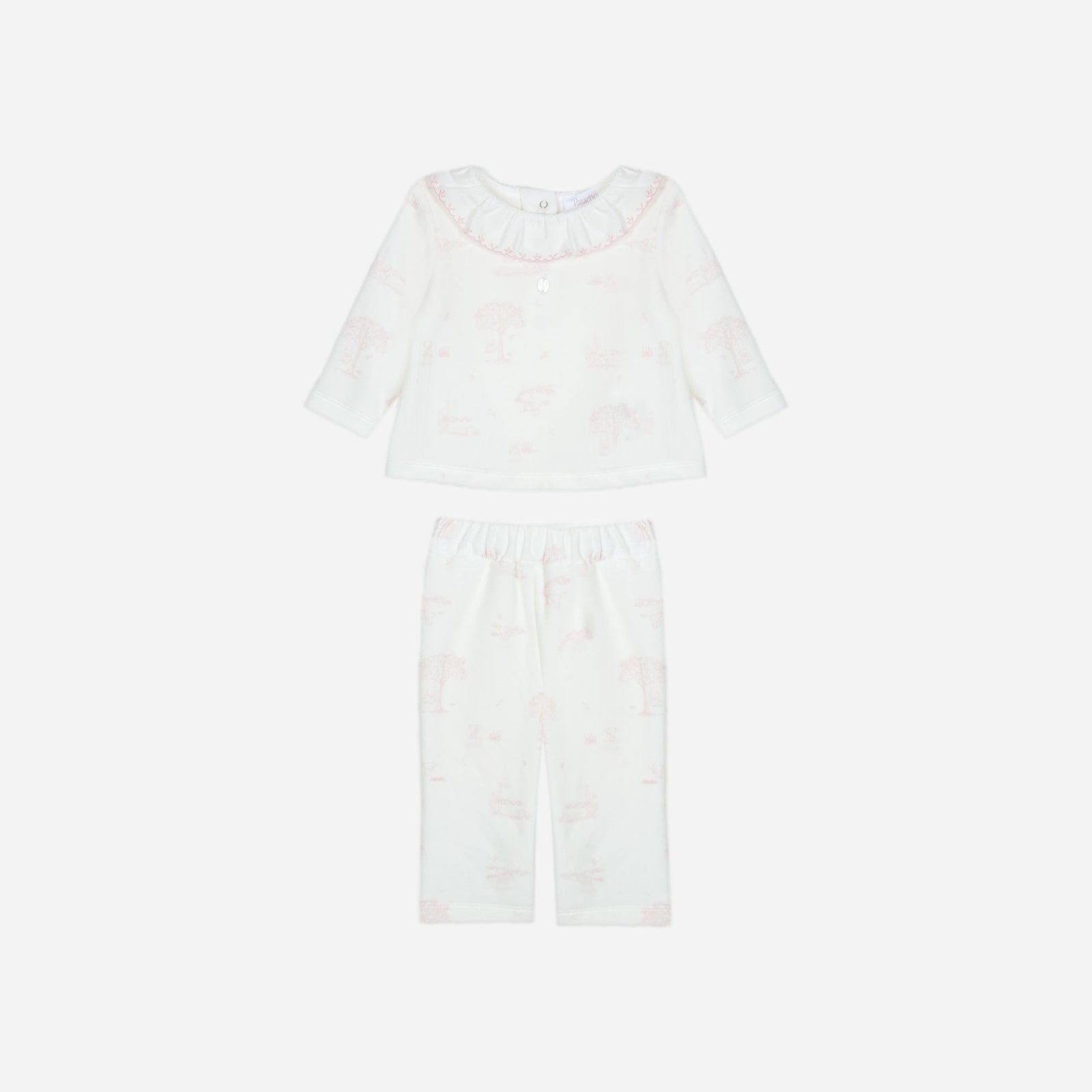 Baby Set, Knit, Sweet Toile De Jouy