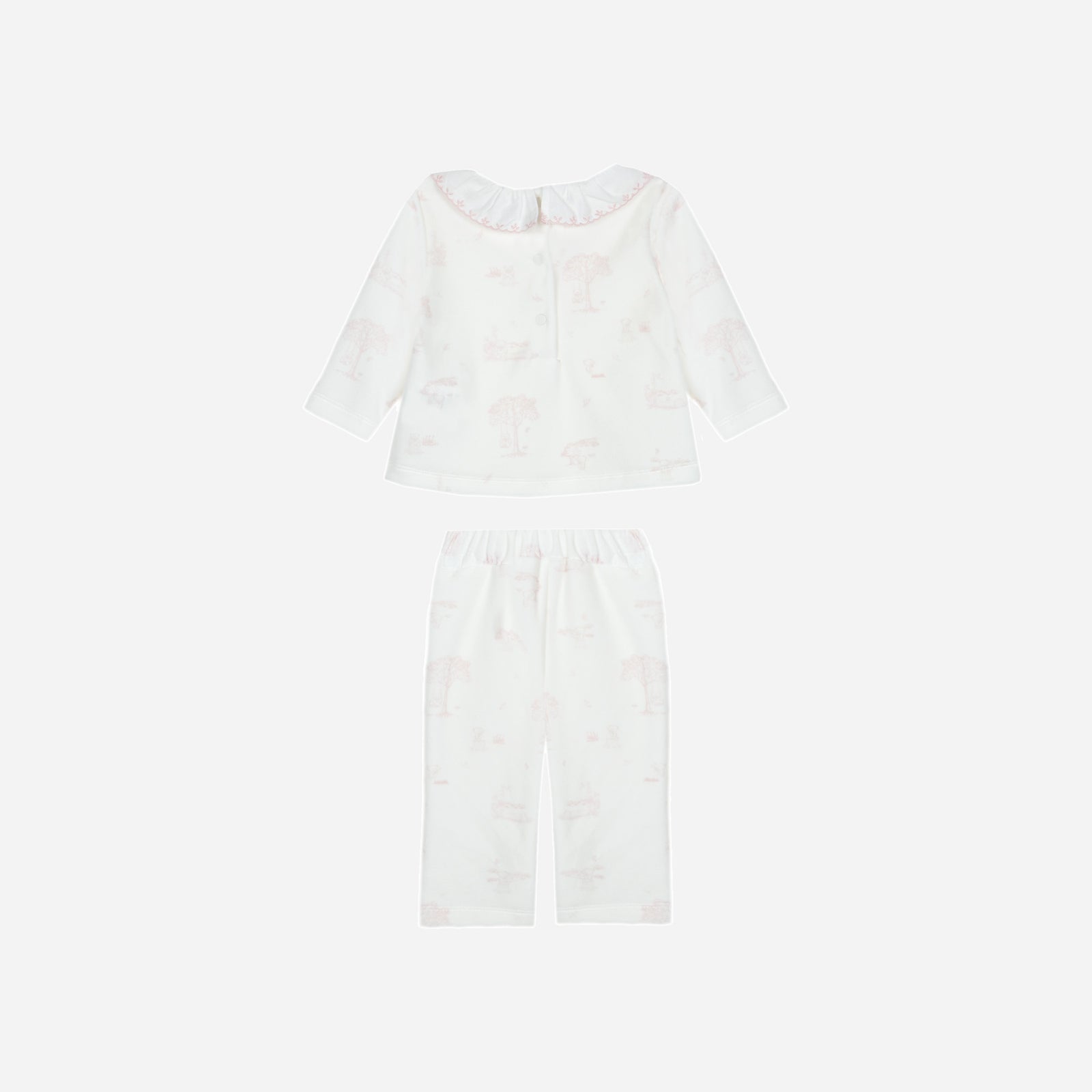Baby Set, Knit, Sweet Toile De Jouy