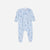 Babygrow Knit, Toile De Jouy, Blue