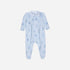 Babygrow Knit, Toile De Jouy, Blue