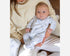 Babygrow Knit, Toile De Jouy, Blue