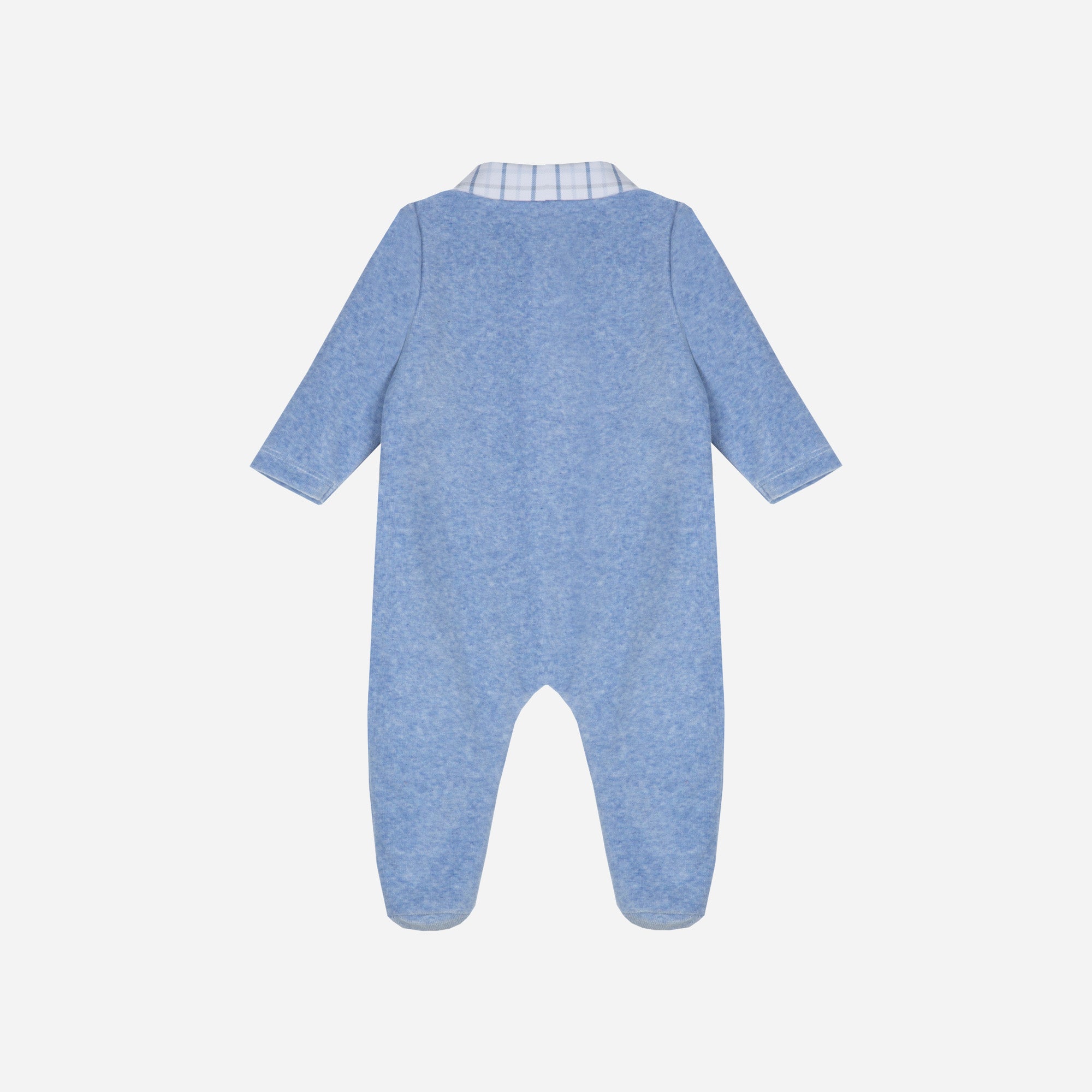 Babygrow Knit, Melange Blue
