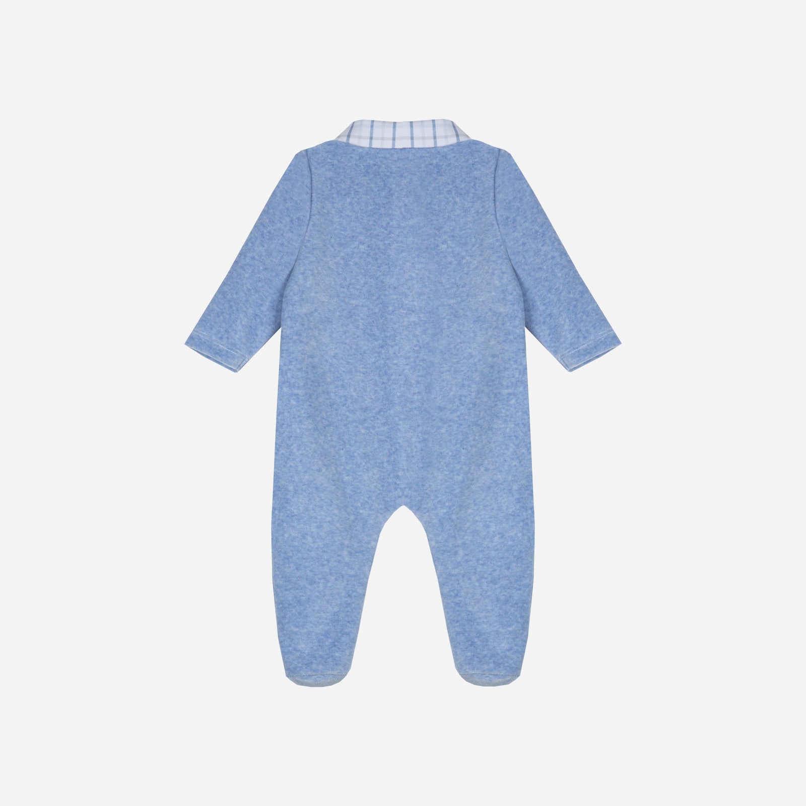 Babygrow Knit, Melange Blue
