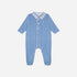 Babygrow Knit, Melange Blue
