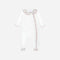 Baby Girl Babygrow Knit Footie, Ecru