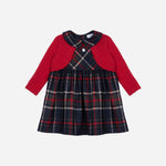 Baby Dress with Cashmere, Balmoral Tartan
