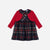 Baby Dress with Cashmere, Balmoral Tartan