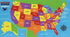 Maple Landmark U.S. Map Shaped Jigsaw Puzzle