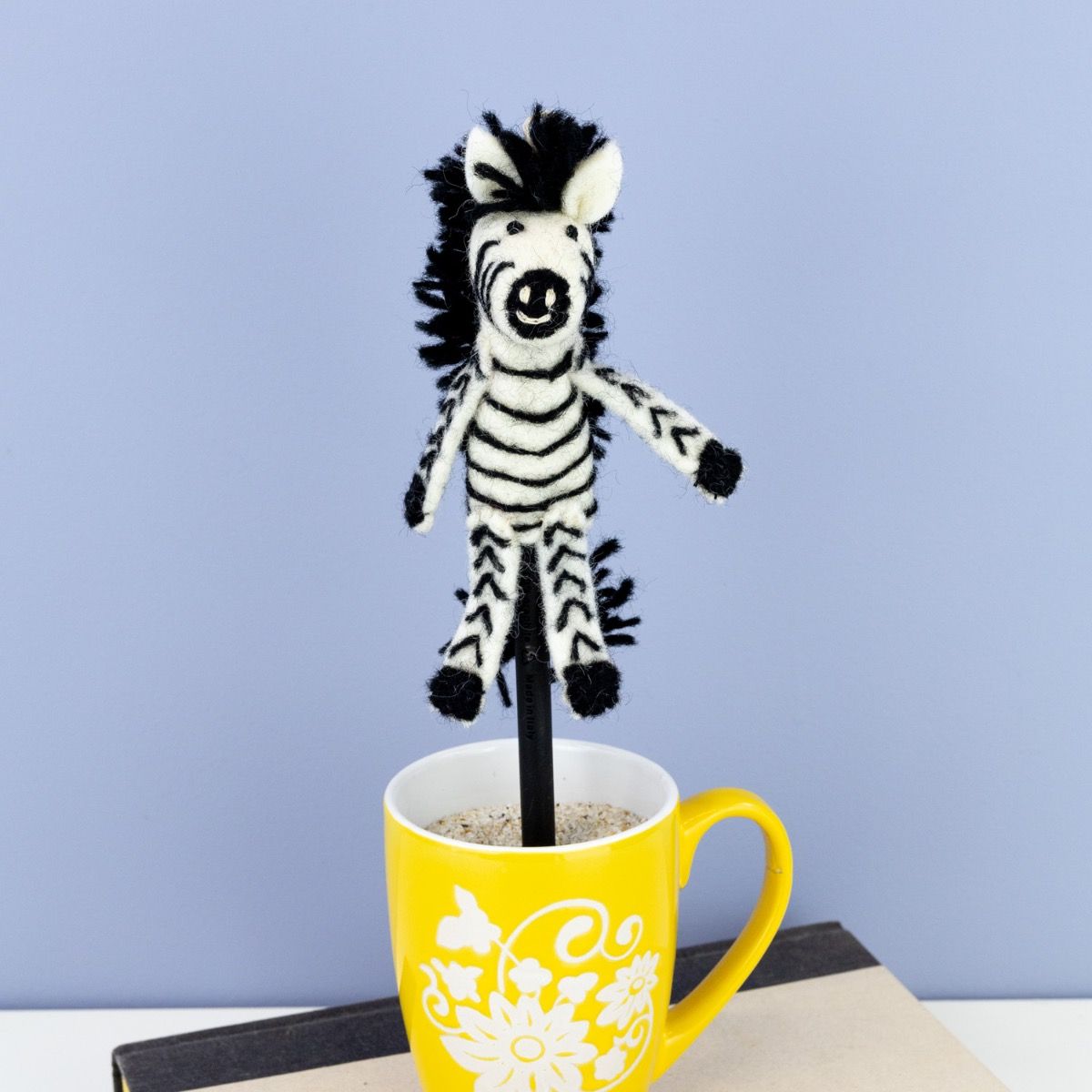 Wild Woolies Handmade Finger Puppet Wild Woolie Zebra