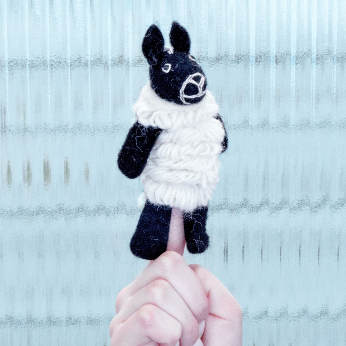 Wild Woolies Handmade Finger Puppet Wild Woolie Sheep