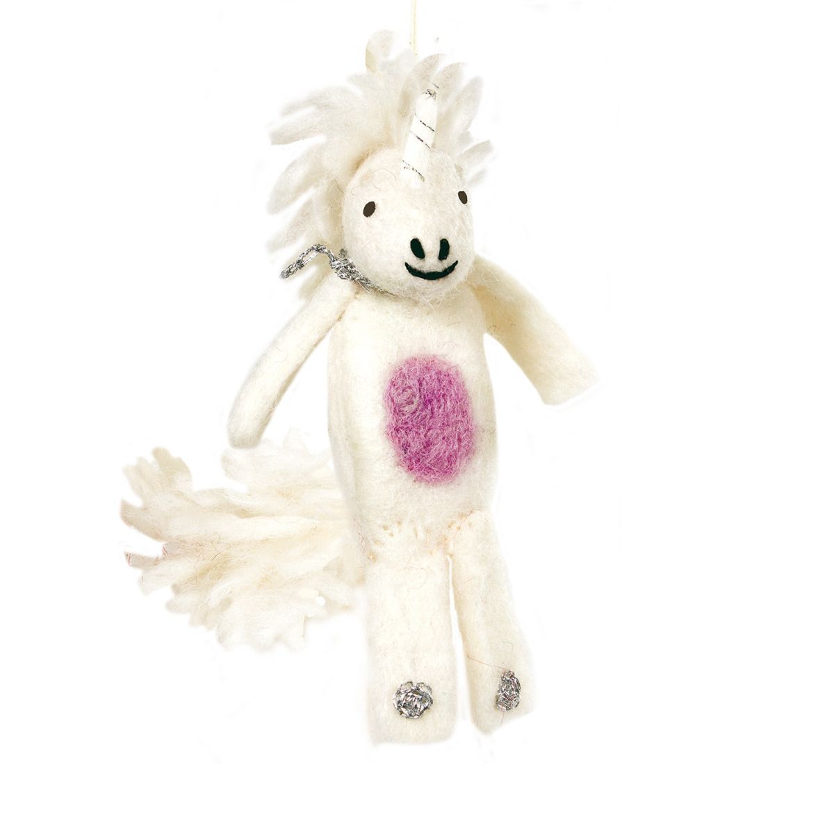 Wild Woolies Handmade Finger Puppet Wild Woolie Unicorn