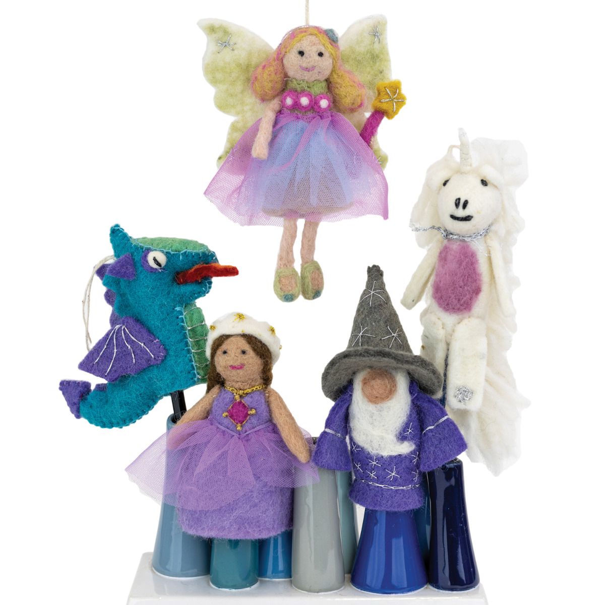Wild Woolies Handmade Finger Puppet Wild Woolie Unicorn