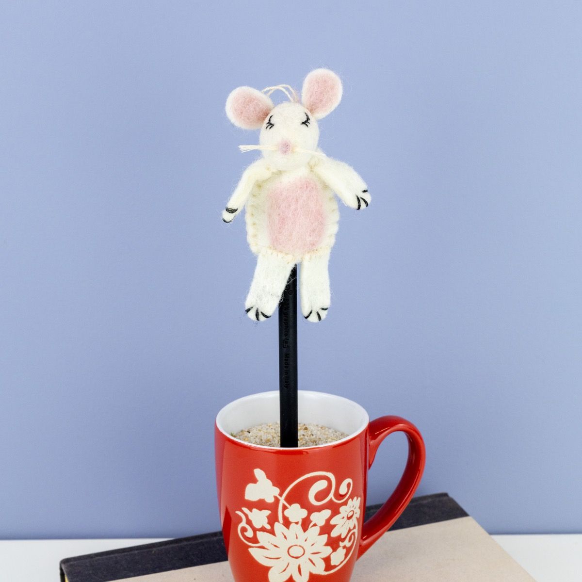 Wild Woolies Handmade Finger Puppet Wild Woolie Molly Mouse