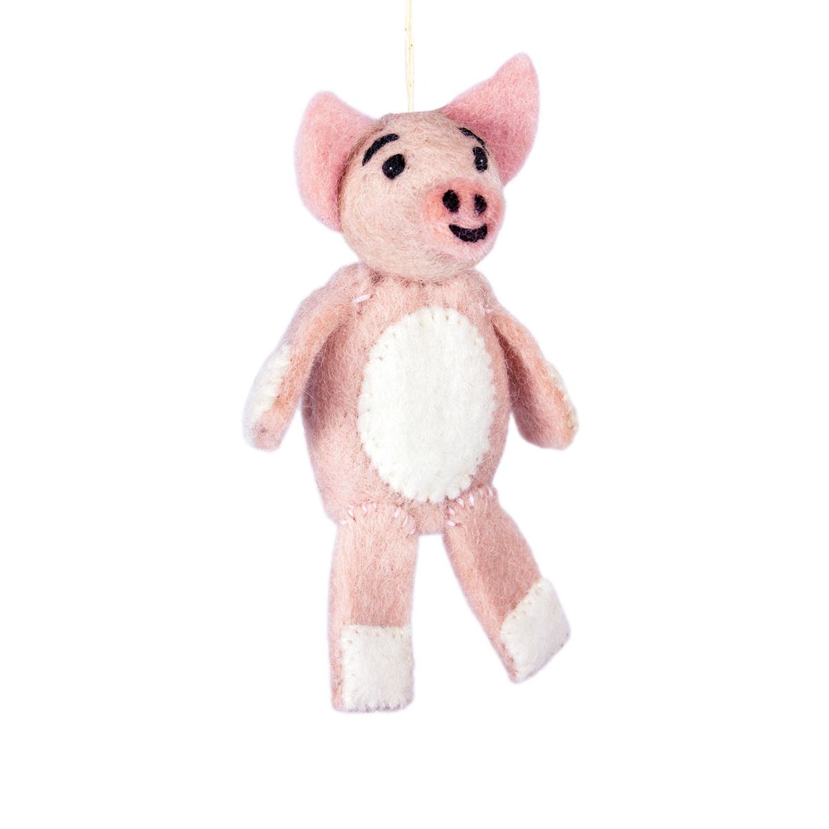 Wild Woolies Handmade Finger Puppet Wild Woolie Patty Pig
