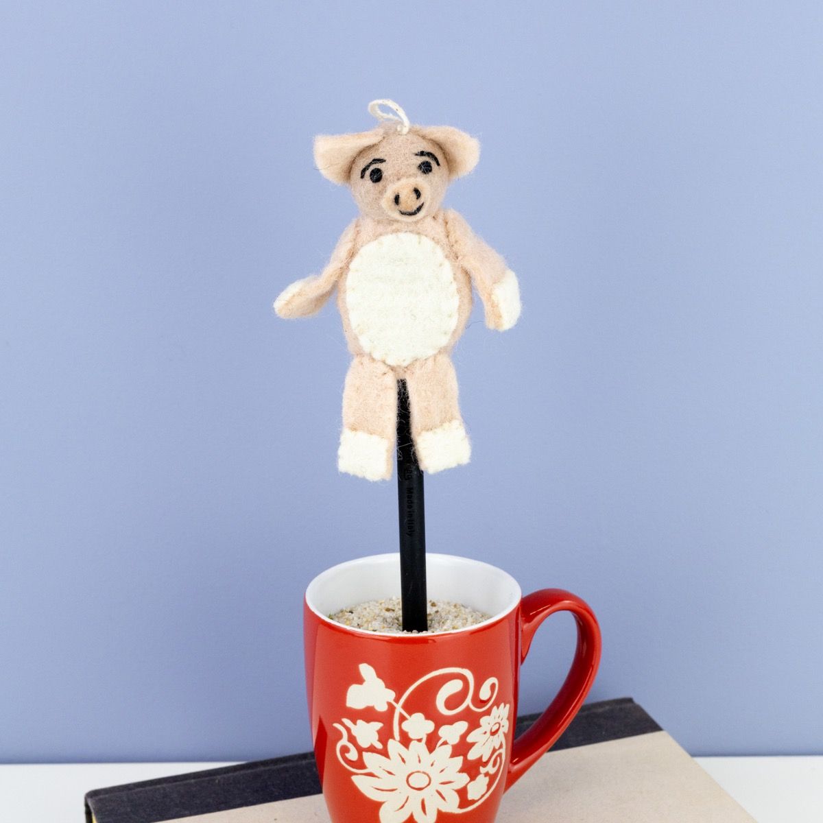 Wild Woolies Handmade Finger Puppet Wild Woolie Patty Pig