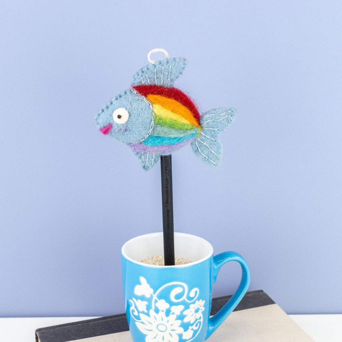 Wild Woolies Handmade Finger Puppet Wild Woolie Rainbow Fish