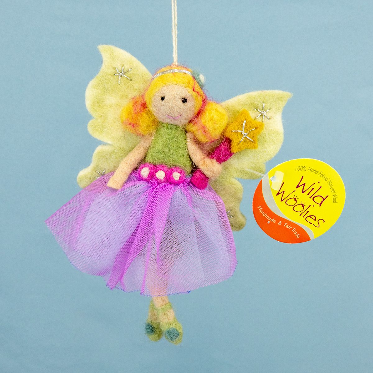 Wild Woolies Handmade Finger Puppet Wild Woolie Fairy