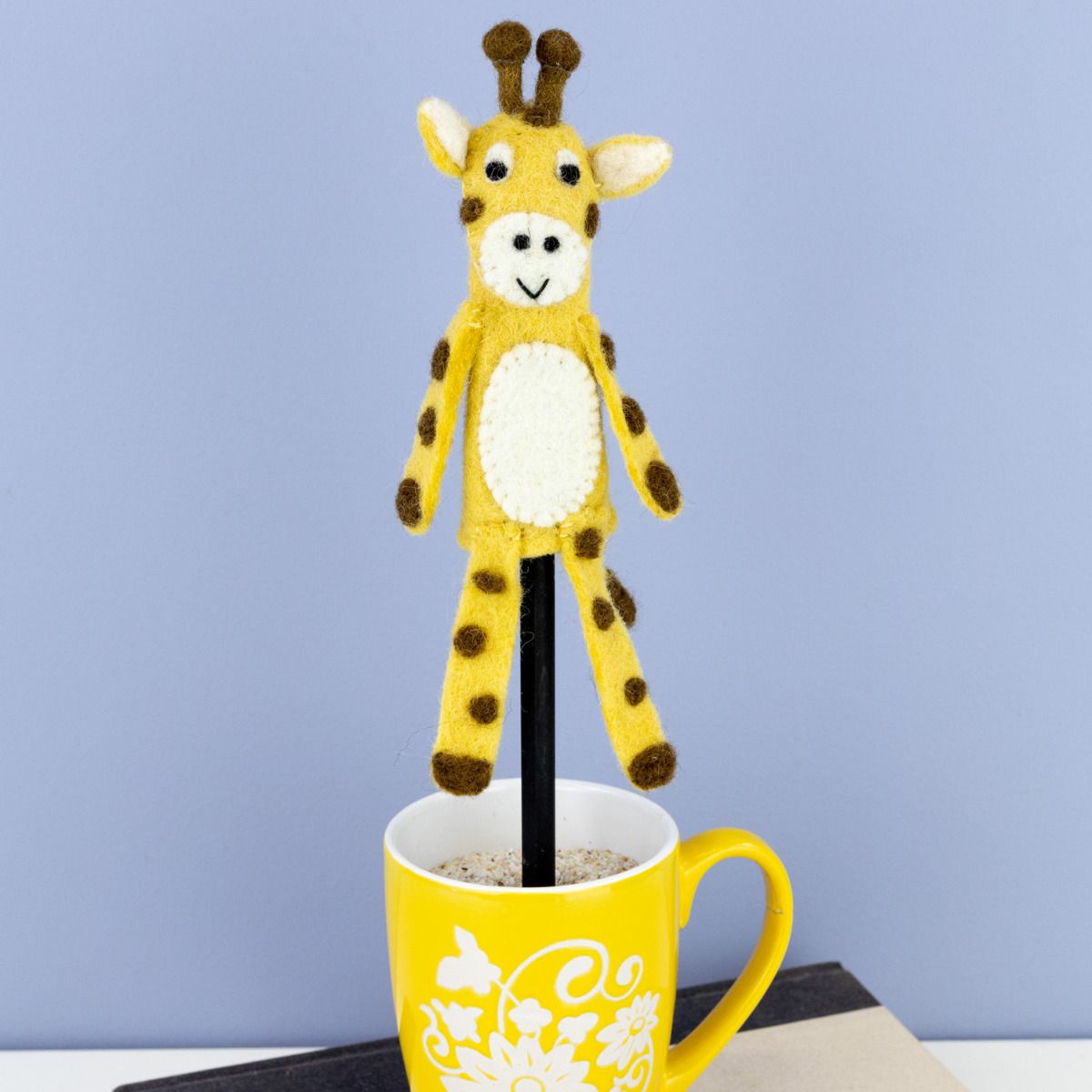 Wild Woolies Handmade Finger Puppet Wild Woolie Giraffe