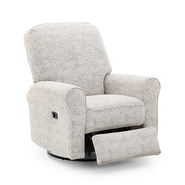 Best Home 4NZ95 Josey, 21557 SNOW, Power Tilt Headrest Swivel Glider Recliner