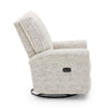 Best Home 4NZ95 Josey, 21557 SNOW, Power Tilt Headrest Swivel Glider Recliner