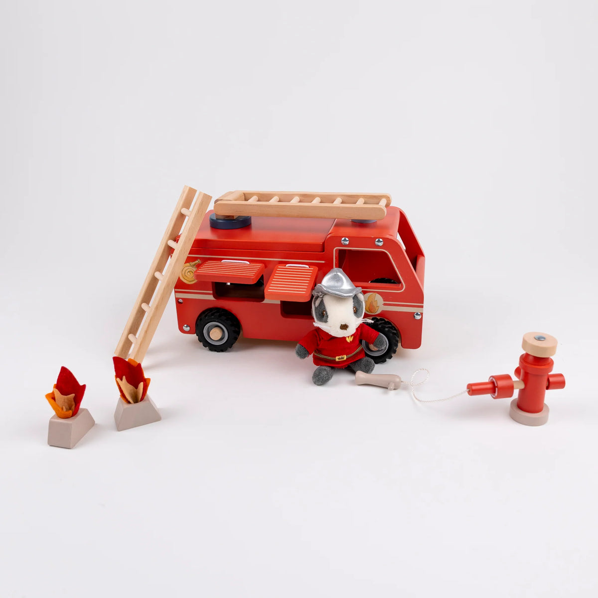 Egmont Toys Large Fire Truck with Miniature Friend