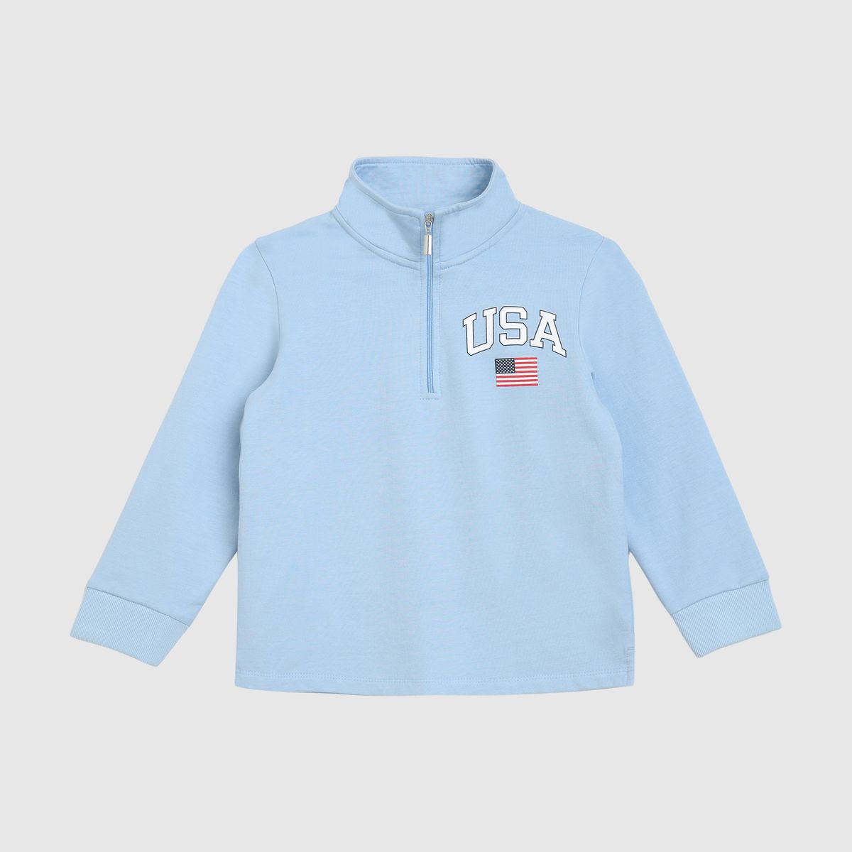 Pedal USA 1/4 Zip Pull-Over / Light Blue
