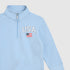 Pedal USA 1/4 Zip Pull-Over / Light Blue