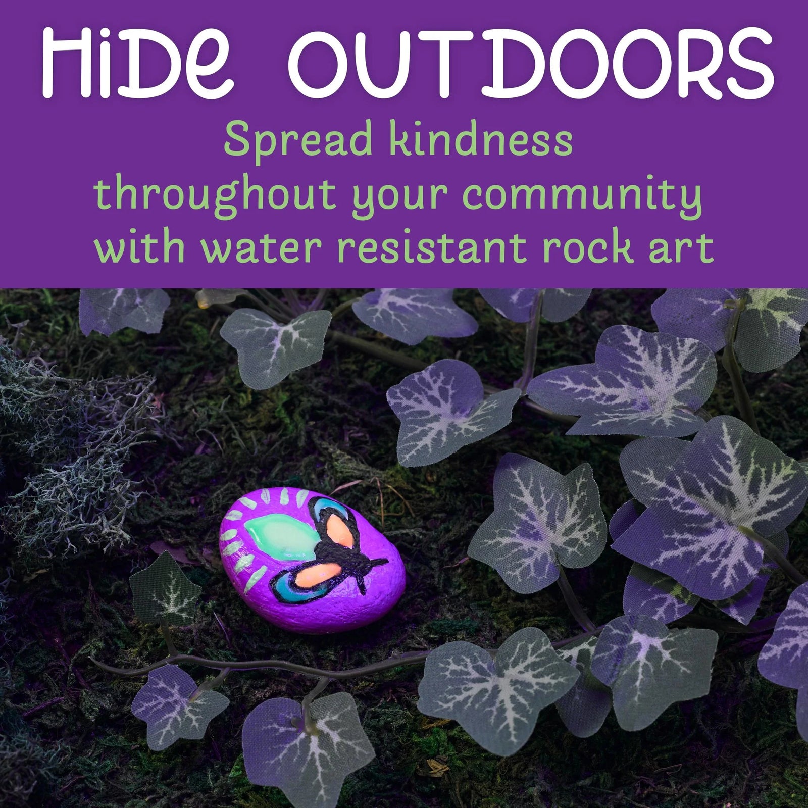 Faber Castell Glow in the Dark Rock Painting Kit