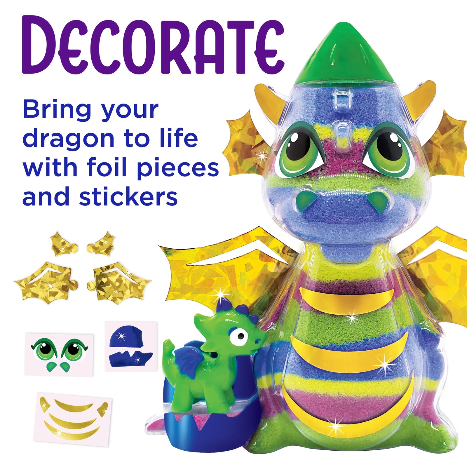 Faber Castell Glow in the Dark Sand Art Dragon
