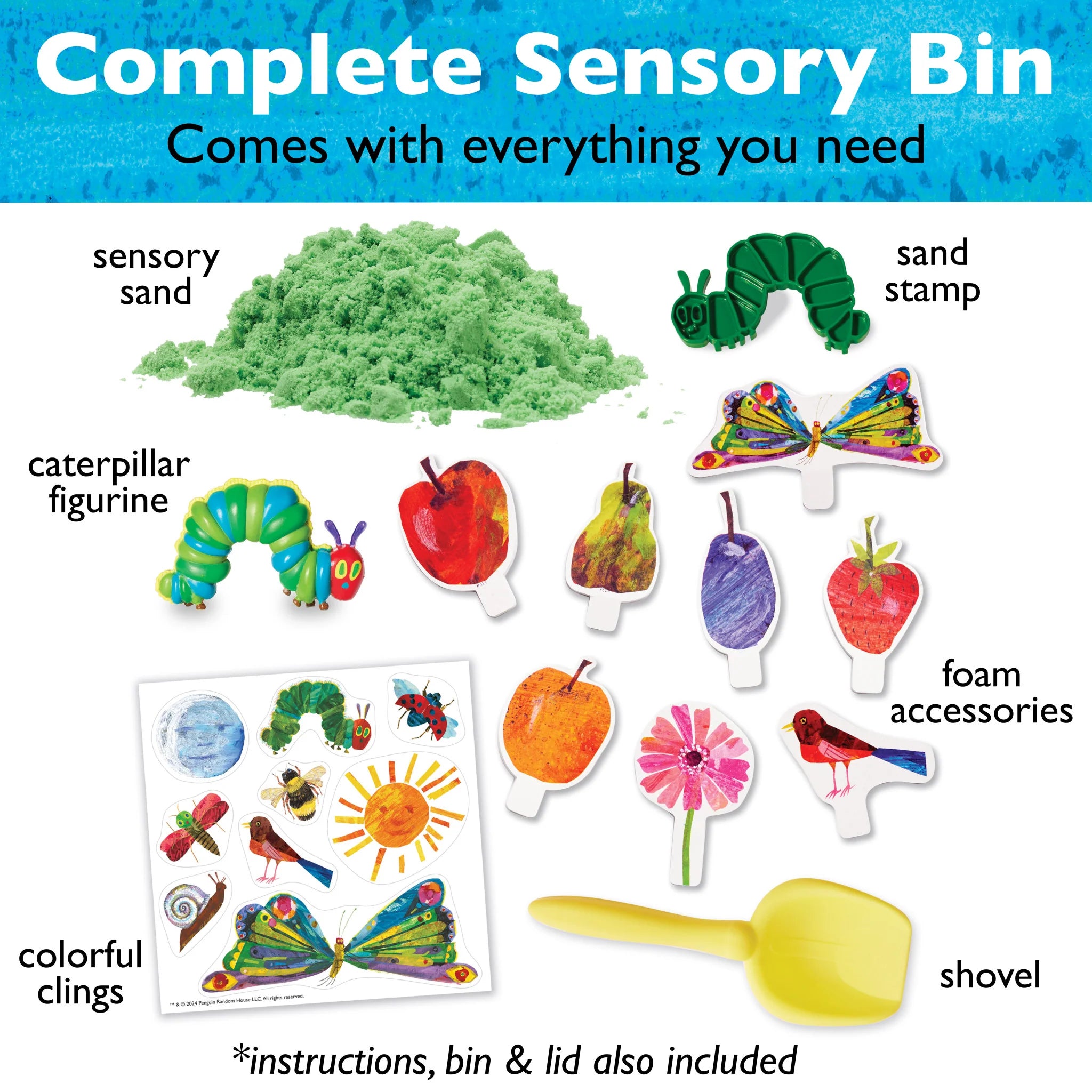 Faber Castell The Very Hungry Caterpillar Sensory Bin