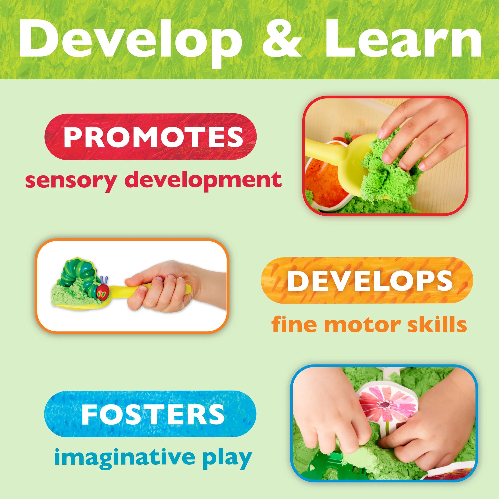 Faber Castell The Very Hungry Caterpillar Sensory Bin